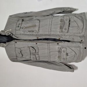 Fox Fire Men Gray Outdoors Military Field Jacket Vest